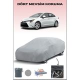 Breen Toyota Corolla Xıı ile Uyumlu Oto Branda, Araba Brandası, Su ve Güneş Geçirmez Araba Çadırı - Gri