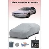 Breen Toyota Corsa ile Uyumlu Oto Branda, Araba Brandası, Su ve Güneş Geçirmez Araba Çadırı - Gri