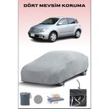 Breen Toyota Ist ile Uyumlu Oto Branda, Araba Brandası, Su ve Güneş Geçirmez Araba Çadırı - Gri