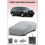 Breen Toyota Sequoia 2 ile Uyumlu Oto Branda, Araba Brandası, Su ve Güneş Geçirmez Araba Çadırı - Gri