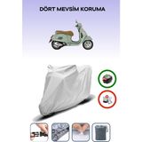 Breen Vespa Gts 300 Super Sport S Gri Motosiklet Brandası Arka Çanta Uyumlu