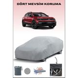 Breen Volkswagen Taigun ile Uyumlu Oto Branda, Araba Brandası, Su ve Güneş Geçirmez Araba Çadırı - Gri