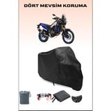 Breen Yamaha Tenere 700 World Raid Uyumlu Siyah Motorsiklet Branda, Motor Örtüsü