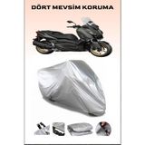 Breen Yamaha X-Max 250 Tech Max Uyumlu Motorsiklet Branda, Motor Örtüsü - Gri, Arka Çanta ve Kilit Uyumsuz