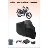 Breen Yamaha Ybr 125 Esd Uyumlu Siyah Motorsiklet Branda, Motor Örtüsü