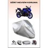 Breen Yamaha Yzf R25 Abs Uyumlu Motorsiklet Branda, Motor Örtüsü - Gri, Arka Çanta ve Kilit Uyumsuz