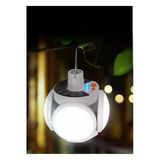 Breen Yuvarlak Solar Led Kamp Lambası – Işıldak – Usb’den / Gün Işığında Şarj- 5 Kanatlı