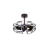 Breeze - Çeşme Dc Motor 56 Cm. Led Aydınlatmalı Ve Uzaktan Kumandalı Aydınlatmalı Tavan Vantilatörü