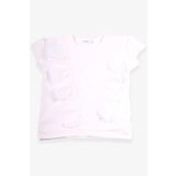Breeze Ekru 1.5-5 Yaş Güpürlü Kız Çocuk T-shirt