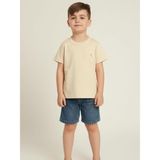 Breeze Erkek Bebek Cep Detaylı Basic T-Shirt - Bej - 2 Yaş