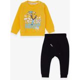 Breeze Erkek Bebek Eşofman Takımı Sapan Baskılı Sarı (9 Ay-3 Yaş) - 1 Yaş