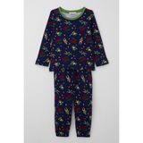Breeze Erkek Bebek Pijama Takımı Eğlenceli Noel Baba Desenli 9 Ay-3 Yaş, Lacivert - 1 Yaş