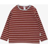 Breeze Erkek Bebek Uzun Kollu Tişört Patlı Çizgili 9 Ay-3 Yaş, Kiremit - 1 Yaş