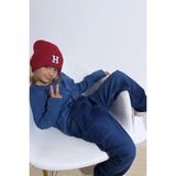 Breeze Erkek Çocuk Jean Pantolon Bağcıklı Fermuarlı Cepli 5-9 Yaş, Koyu Mavi - 6 Yaş