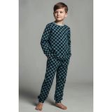 Breeze Erkek Çocuk Pijama Takımı Ekose Desenli 4-8 Yaş, Karışık Renk - 4 Yaş