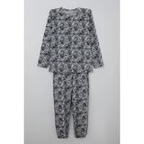 Breeze Erkek Çocuk Pijama Takımı Kamuflaj Desenli 9-12 Yaş, Gri
