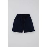 Breeze Erkek Çocuk Şort Bağcık Aksesuarlı Cepli 3-7 Yaş, Lacivert - 4 Yaş
