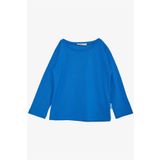 Breeze Erkek Çocuk Uzun Kollu Tişört Basic 1-4 Yaş, Saks Mavisi
