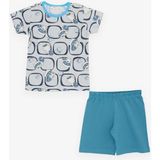 Breeze Girls & Boys Erkek Bebek Pijama Takımı Sevimli Rakun Desenli 9 Ay-3 Yaş, Gri - 2 Yaş