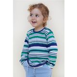 BREEZE GİRLS & BOYS Erkek Bebek Uzun Kollu Tişört Renkli Çizgili 9 Ay-3 Yaş, Karışık Renk