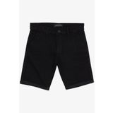 BREEZE GİRLS & BOYS Erkek Çocuk Kapri Cepli Düğmeli 8-14 Yaş, Siyah