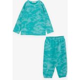 Breeze Girls & Boys Erkek Çocuk Pijama Takımı Desenli 1-4 Yaş, Yeşil - 1 Yaş