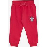 Breeze Kız Bebek Eşofman Altı Bebek Fil Baskılı 6 Ay-2 Yaş, Fuşya