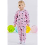 Breeze Kız Bebek Eşofman Takımı Prenses Dinozor Desenli 9 Ay-3 Yaş, Pembe - 2 Yaş