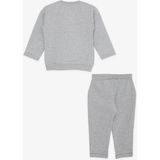 Breeze Kız Bebek Eşofman Takımı Sevimli Hayvancık Dostlar 4 Ay-1.5 Yaş, Açık Gri Melanj - 9 Ay