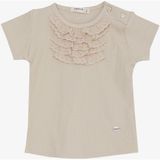 Breeze Kız Bebek Tişört Güpürlü Armalı 9 Ay-3 Yaş, Bej - 2 Yaş