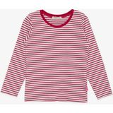 Breeze Kız Bebek Uzun Kollu Tişört Çizgili 9 Ay-3 Yaş, Fuşya - 1 Yaş