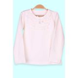 Breeze Kız Bebek Uzun Kollu Tişört Güpürlü Fiyonklu Ekru (6 Ay-2 Yaş) - 4 Yaş