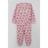 Breeze Kız Çocuk Eşofman Takım Çiçek Desenli 1.5-5 Yaş, Pembe - 2 Yaş
