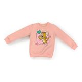 Breeze Kız Çoçuk Pamuklu Sweatshirt - 4 - 5 Yaş - Pembe