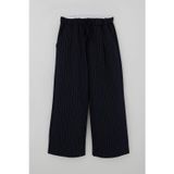 Breeze Kız Çocuk Pantolon Pinstripe Çizgili Çift Bel Detaylı 8-14 Yaş, Lacivert