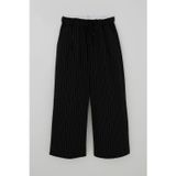Breeze Kız Çocuk Pantolon Pinstripe Çizgili Çift Bel Detaylı 8-14 Yaş, Siyah