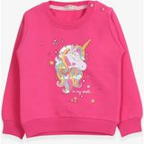 Breeze Kız Çocuk Sweatshirt Baskılı Pullu Unicorn Pembe (2-6 Yaş) - 2 Yaş