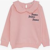 Breeze Kız Çocuk Sweatshirt Bebe Yaka 1.5-5 Yaş, Pembe - 1,5 Yaş