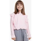 Breeze Kız Çocuk Sweatshirt Beli Lastikli 4-8 Yaş, Somon Melanj - 4 Yaş