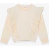 Breeze Kız Çocuk Sweatshirt Beli Lastikli Krem (4-8 Yaş) - 4 Yaş - Krem Rengi