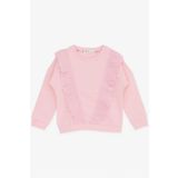 Breeze Kız Çocuk Sweatshirt Güpürlü 1.5-5 Yaş, Pembe