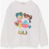 Breeze Kız Çocuk Sweatshirt Kız Baskılı Ekru (2-6 Yaş) - 2 Yaş