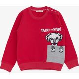 Breeze Kız Çocuk Sweatshirt Köpek Baskılı Fuşya (2-6 Yaş) - 5 Yaş