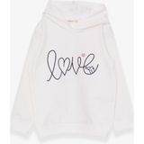 Breeze Kız Çocuk Sweatshirt Nakışlı Yazı Baskılı Ekru (2-6 Yaş) - 2 Yaş