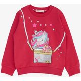 Breeze Kız Çocuk Sweatshirt Unicorn Fuşya (2-6 Yaş) - 2 Yaş