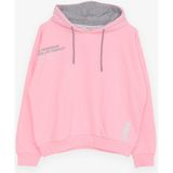 Breeze Kız Çocuk Sweatshirt Yazı Baskılı 9-14 Yaş, Neon Pembe - 12 Yaş