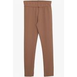 Breeze Kız Çocuk Tayt Basic 9-14 Yaş, Kahverengi - 10 Yaş