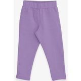Breeze Kız Çocuk Tayt Pantolon Arkası Cepli 2-6 Yaş, Lila