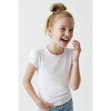 Breeze Kız Çocuk Tişört Basic 8-14 Yaş, Beyaz - 10 Yaş
