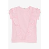 Breeze Kız Çocuk Tişört Güpürlü 1.5-5 Yaş, Pembe